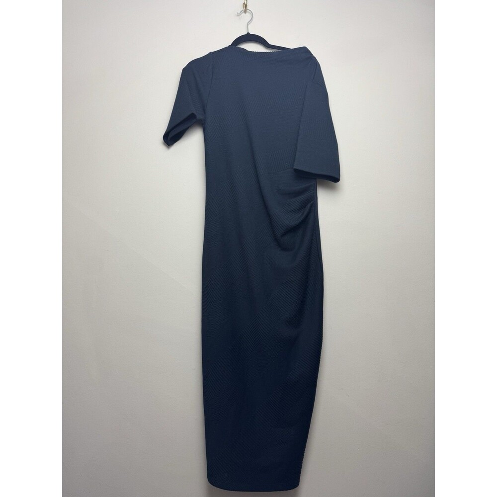 Modern Citizen Womens Evie Dress Size XL Black Ribbed Knit Short Sleeve - Picture 3 of 7